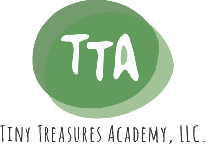 Logo and branding design for Tiny Treasures Academ