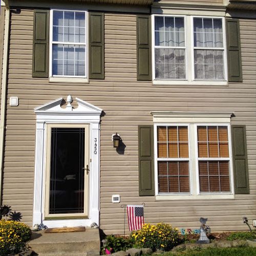 Exterior Painting of trim and Shutters (before)