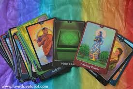 tarot cards are divided into four suits: Wands, Cu