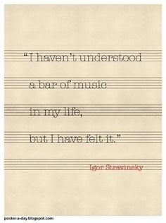 One of my favorite music quotes!