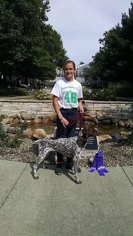 One of my 4-H students (and daughter) finished as 