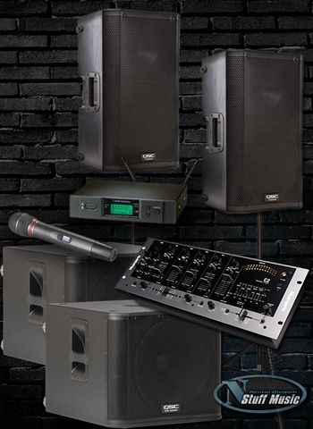 One of our Many PA system Packages