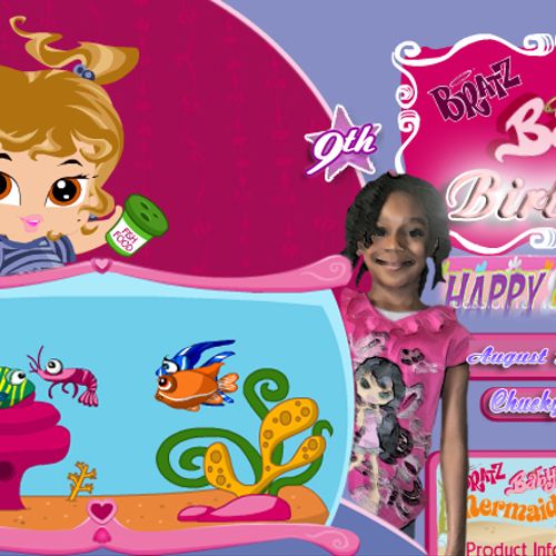 Party flyers and backdrop designs for your childre