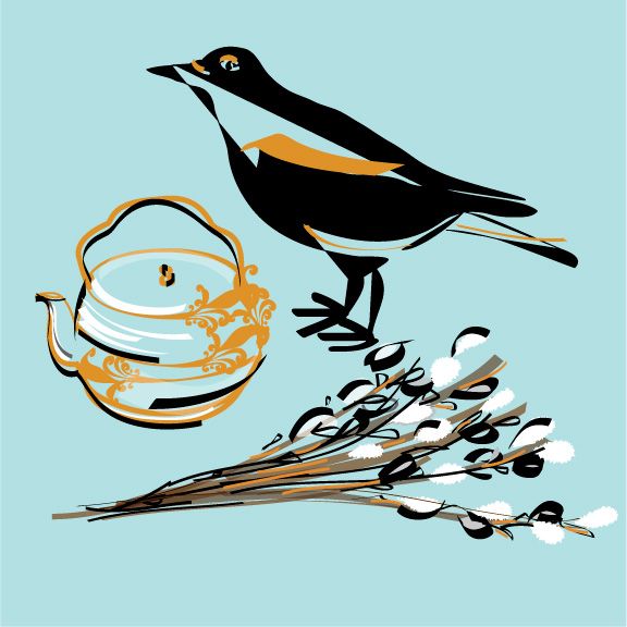 Stylized spot illustration.
