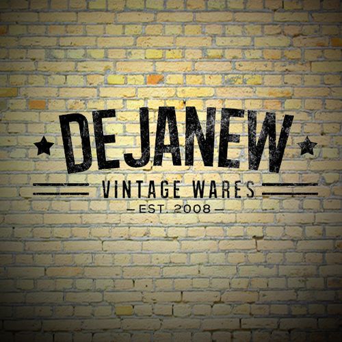 Dejanew Vintage Wares business logo.