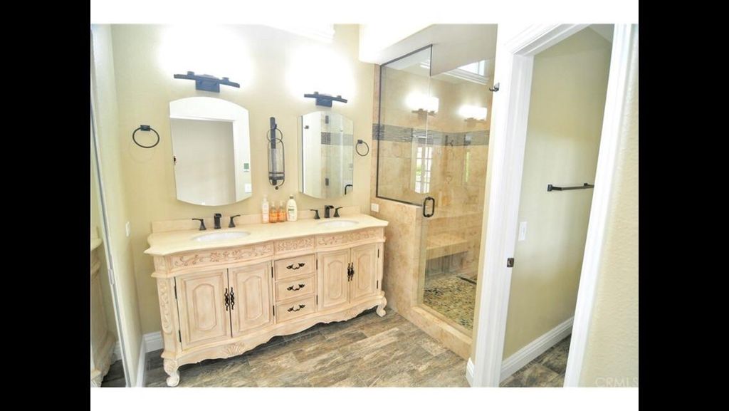 Installed new shower, tile floors with heater unde