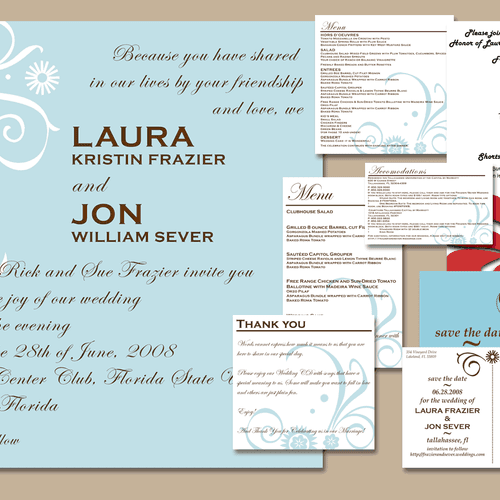 The Laura & Jon's Wedding Collection is a group of