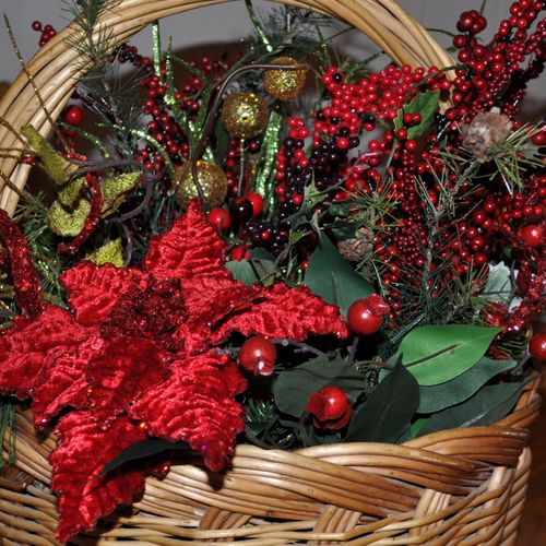 This Christmas basket was a big delight to the you