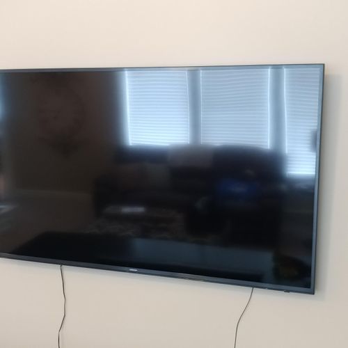Initial TV mounting