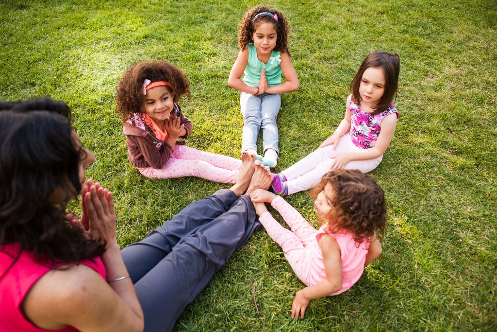 Yoga for Kids!
Chanting "Om" with the Little Ladie