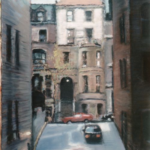 My Painting of a street in the Upper West Side of 