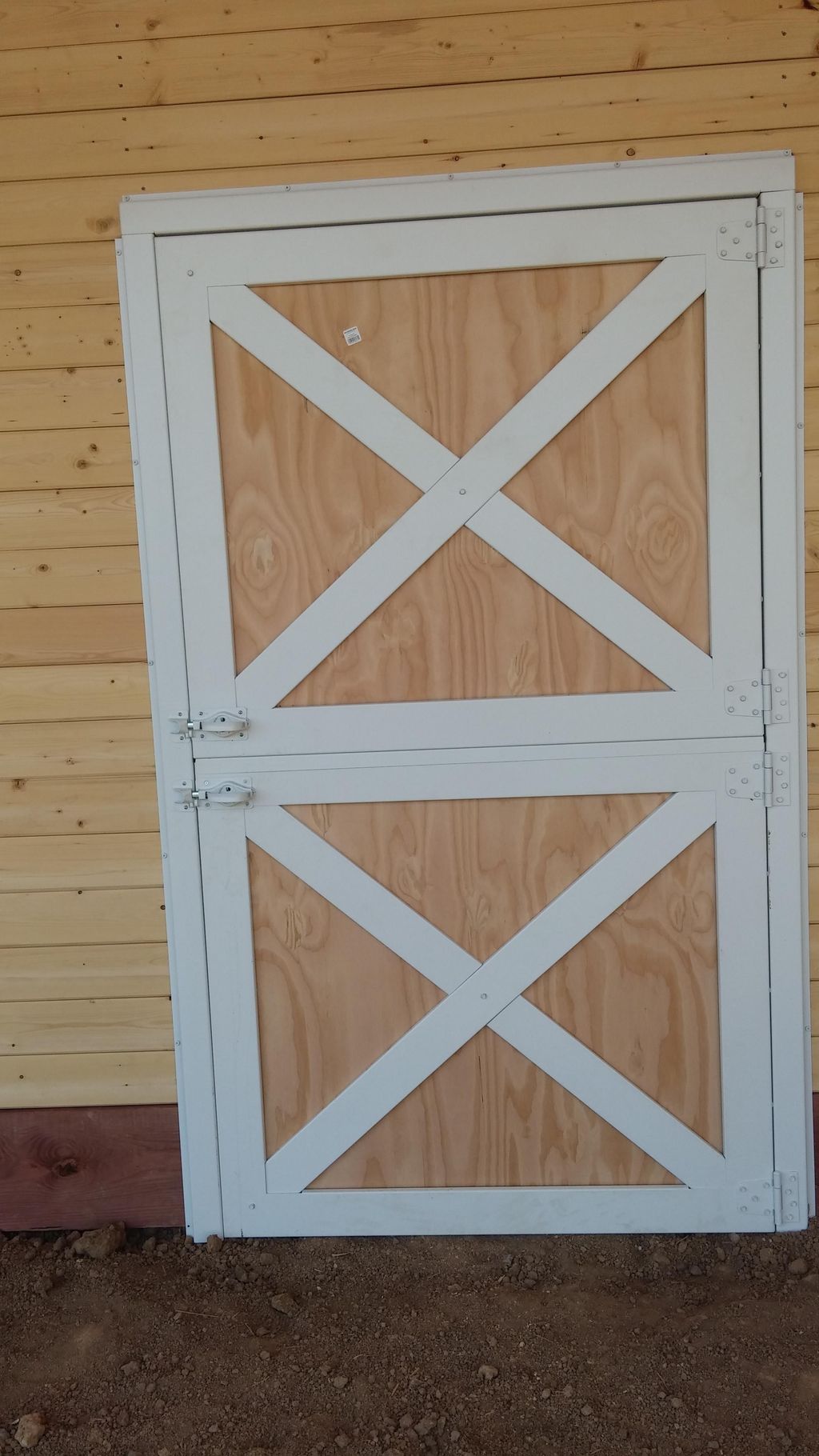 close up of dutch door