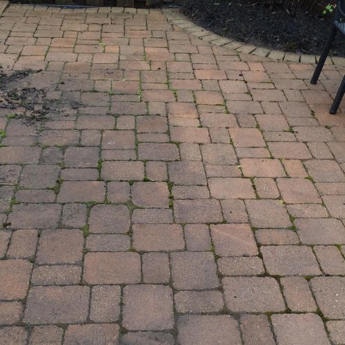 Cleaning of patio/pavers.