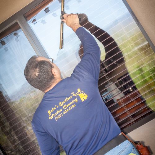 I specialize in residential window cleaning and kn