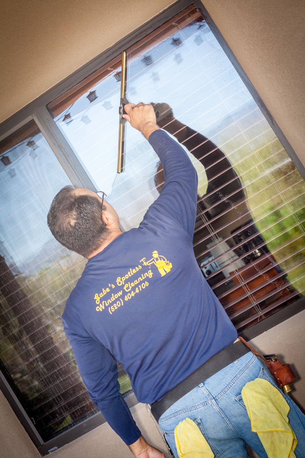 I specialize in residential window cleaning and kn
