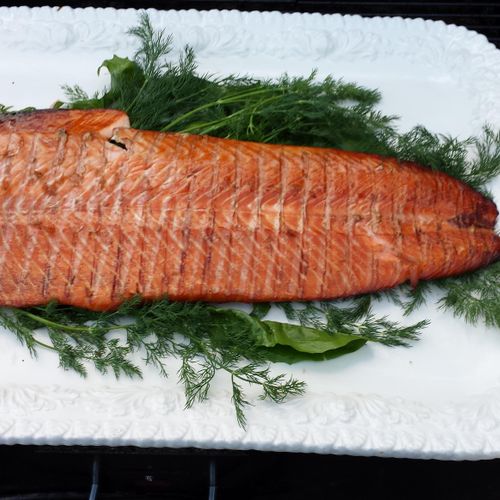 Smoked Teriyaki Salmon