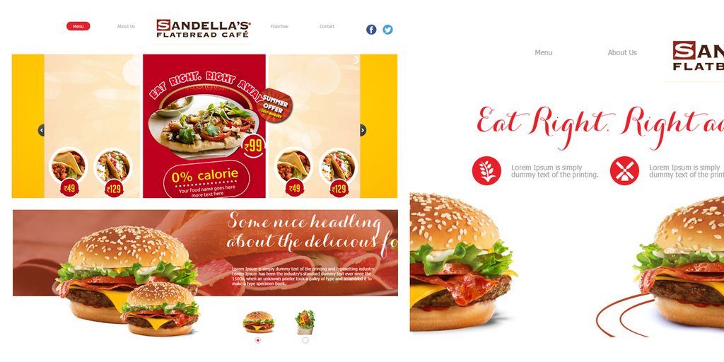 Website for Sandellas