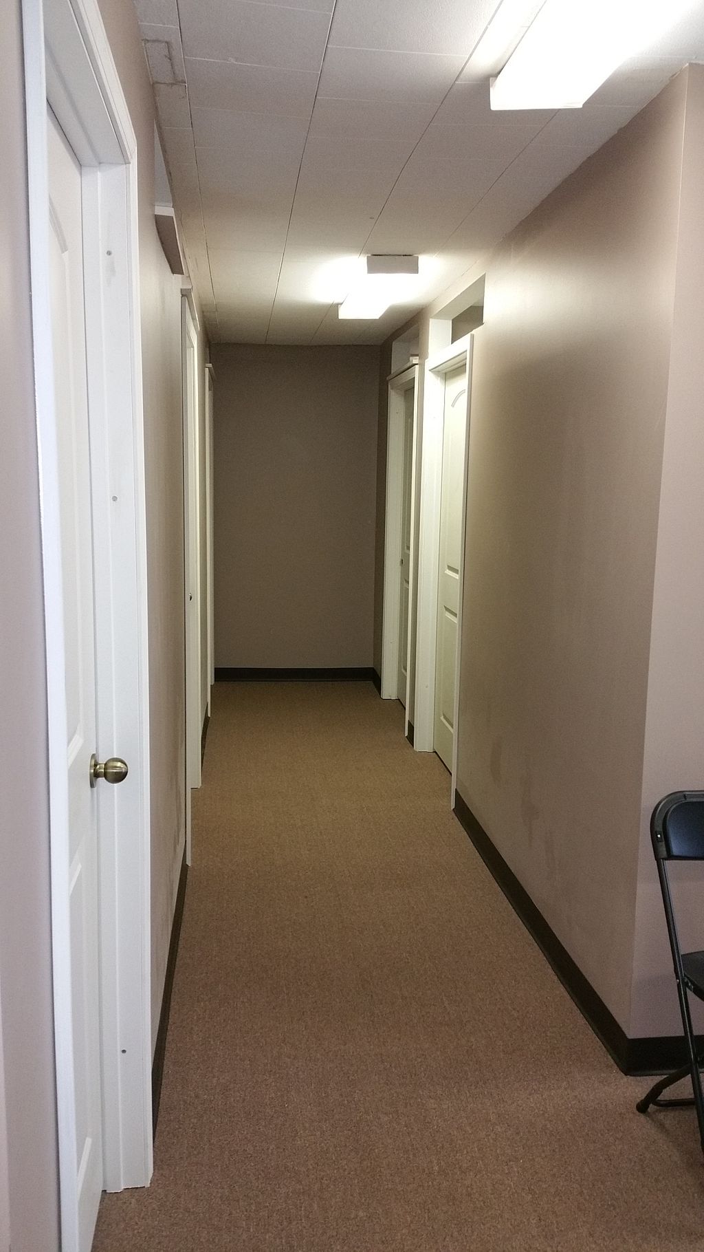 Hallway to our five private offices.