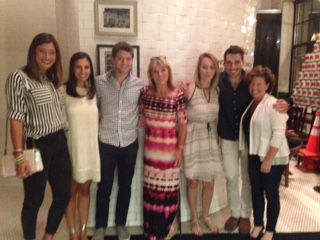 Celebrating my birthday with my family.