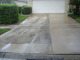 Concrete Drive Before and After