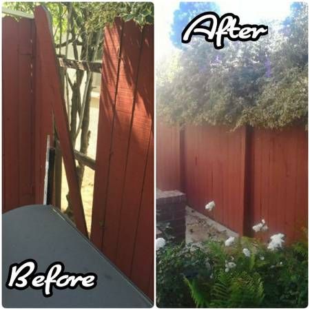 Fence repair project