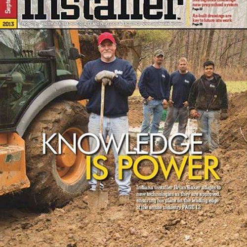 Front cover magazine image for Installer Magazine.