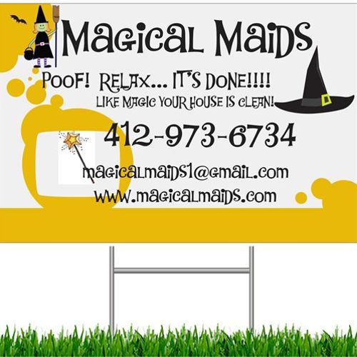 We clean your house so well, its MAGICAL...Call Ma