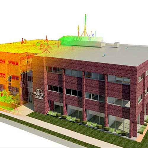 3D Laser Scanned building turned into 3D model in 