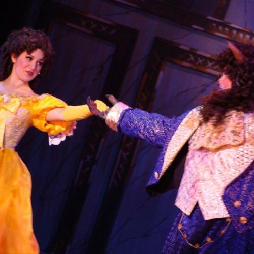 Playing Belle in RCC's production of "Beauty and t