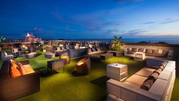 The 360 Rooftop Bar at The Kimpton Hotel Zamora