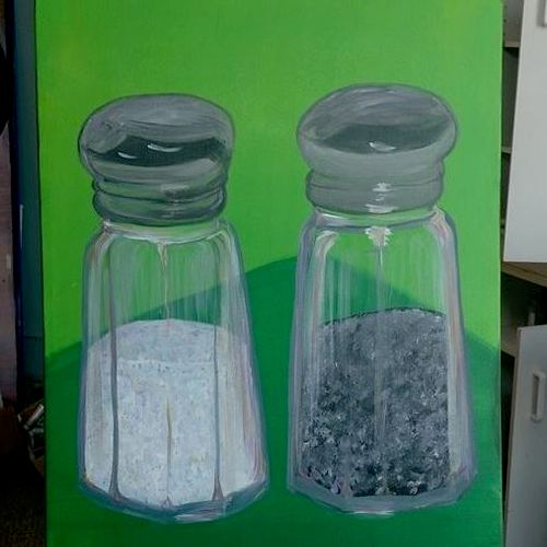 Acrylic Salt and Pepper