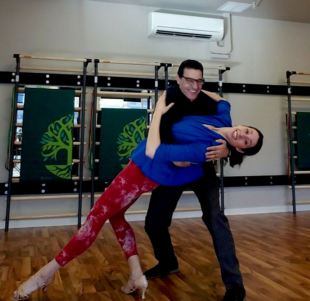 Working on our dips!