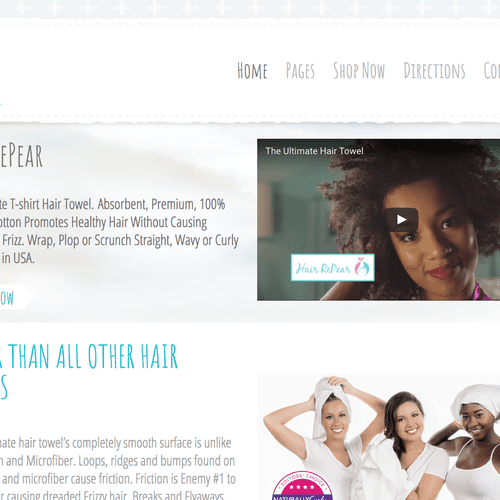 Hair Repear Website