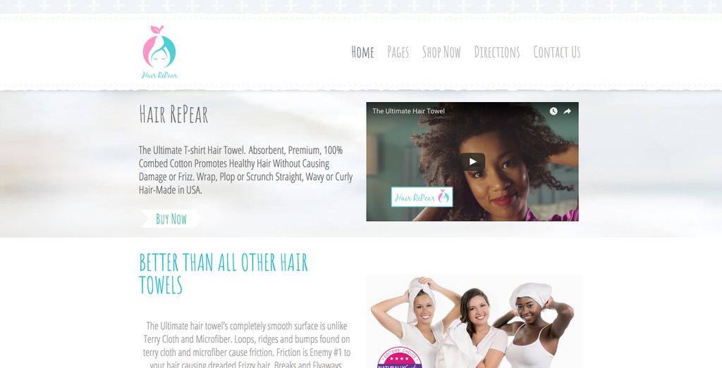 Hair Repear Website