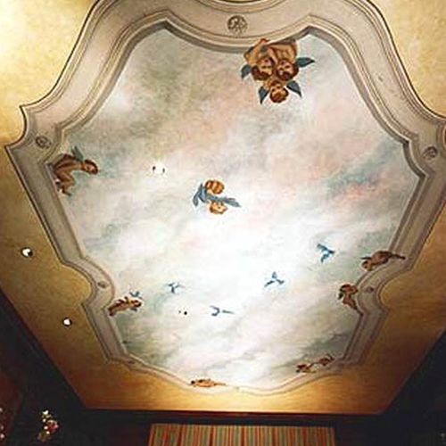 This is a Ceiling mural done for the Kips Bay Show