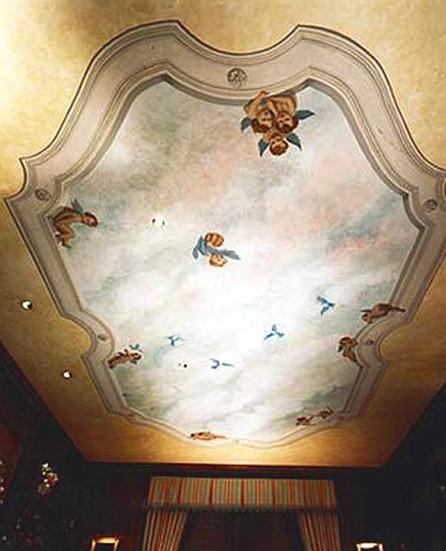 This is a Ceiling mural done for the Kips Bay Show