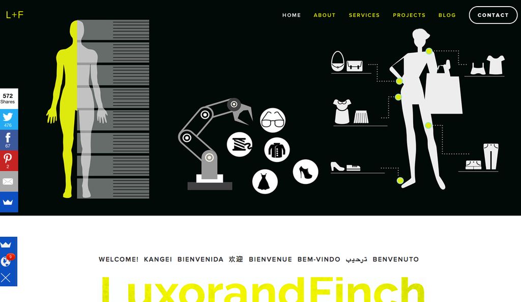 Website Sample: To view visit http://www.luxorandf