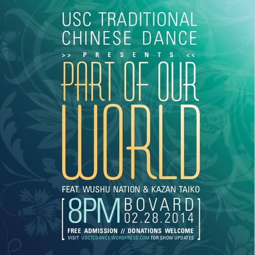 "Part of Our World" Annual Dance Showcase Poster
D