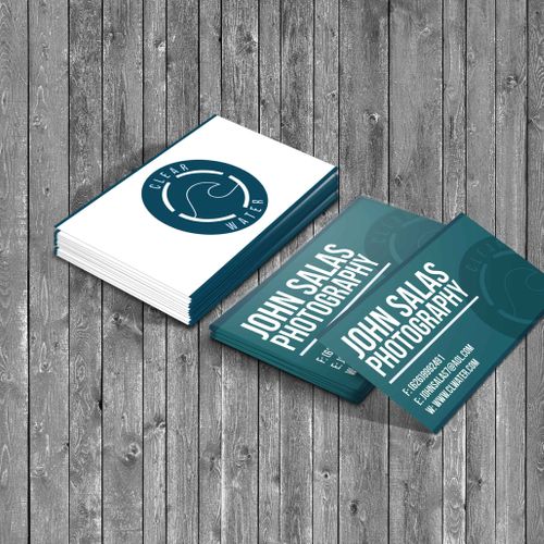 Clear Water Photography Business Cards