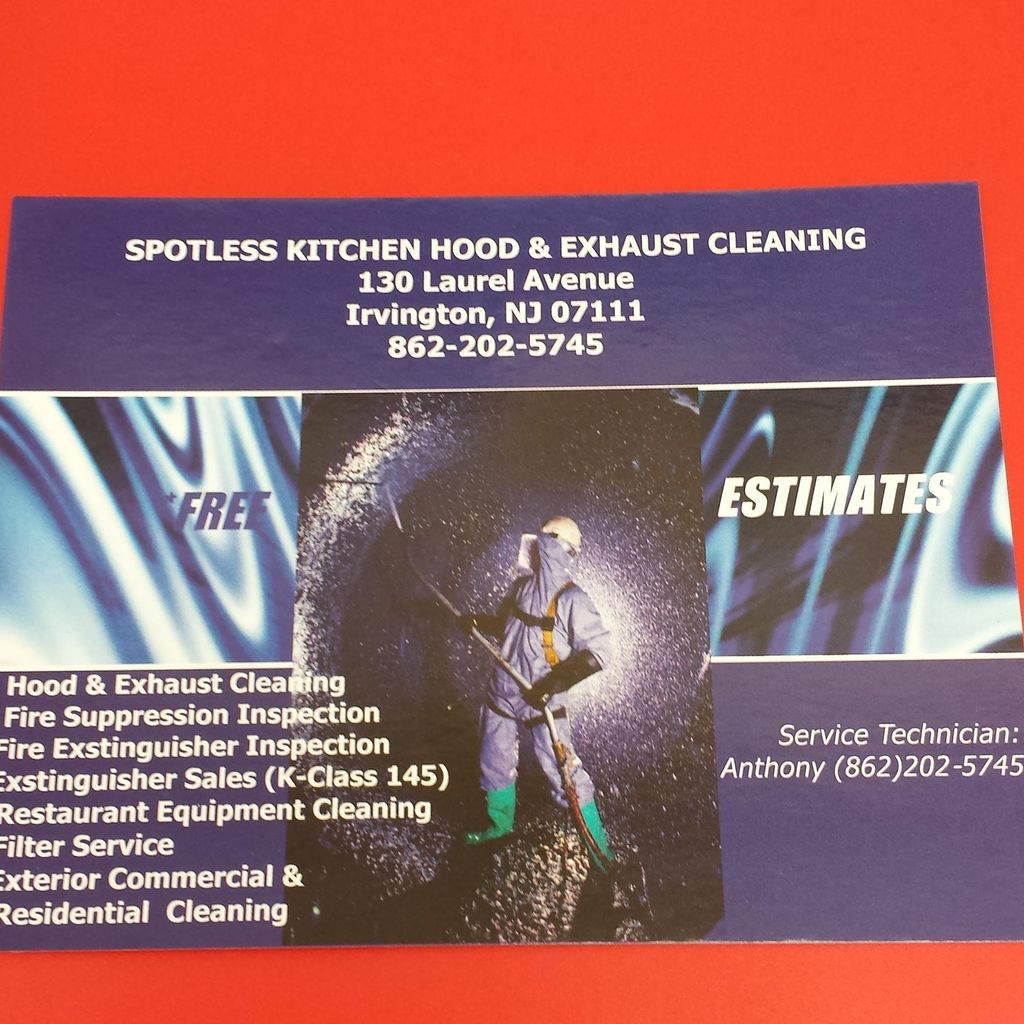 Spotless Kitchen Hood and Exhaust Cleaning