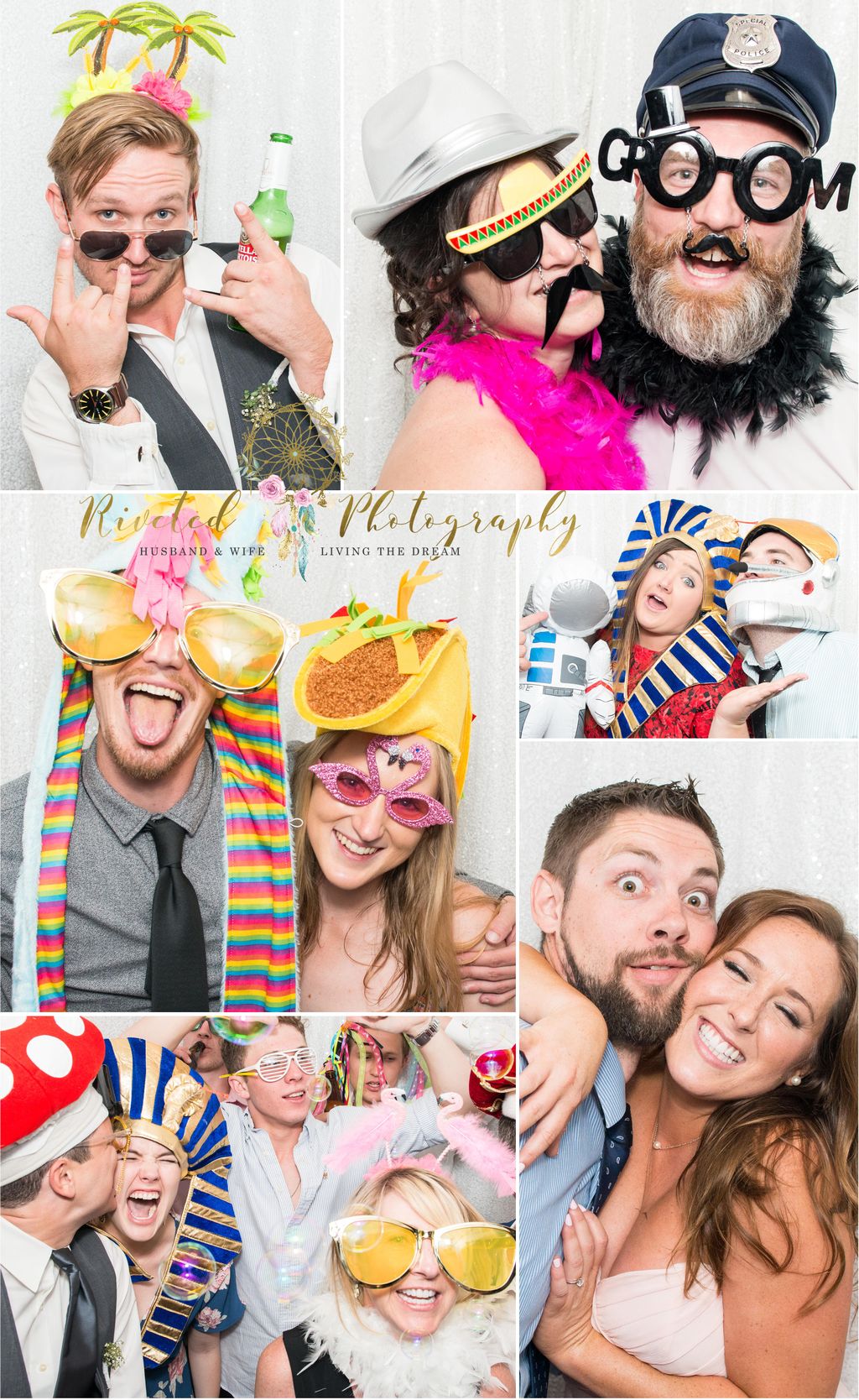 We have the best photo booth props anywhere. 