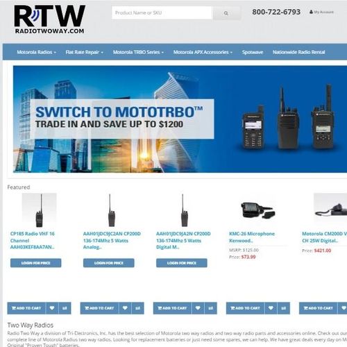Website Designed for Tri-Electronics