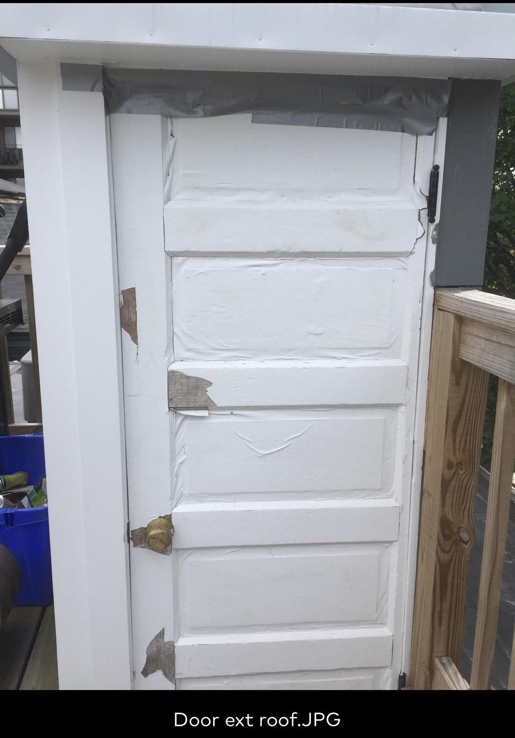Old door broken