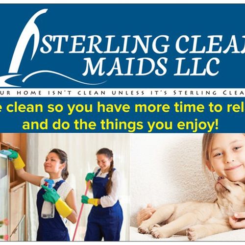 Your home isn't clean unless it's Sterling Clean!