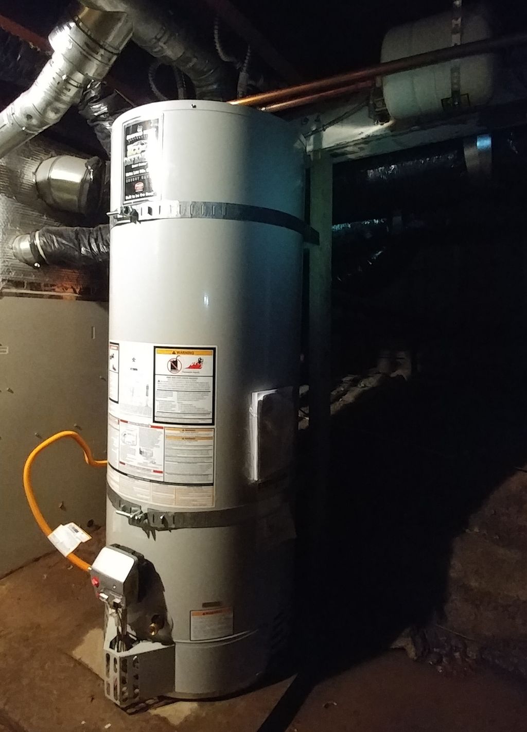 Gray Plumbing installed a 50 Gallon ultra low-nox 