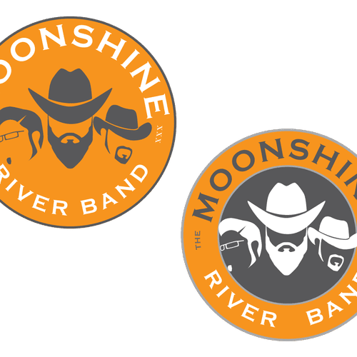 The Moonshine River Band branding stamps, 2015.