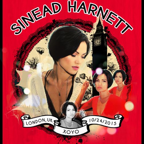 Sinead Harnett live at XOYO in London gig poster.