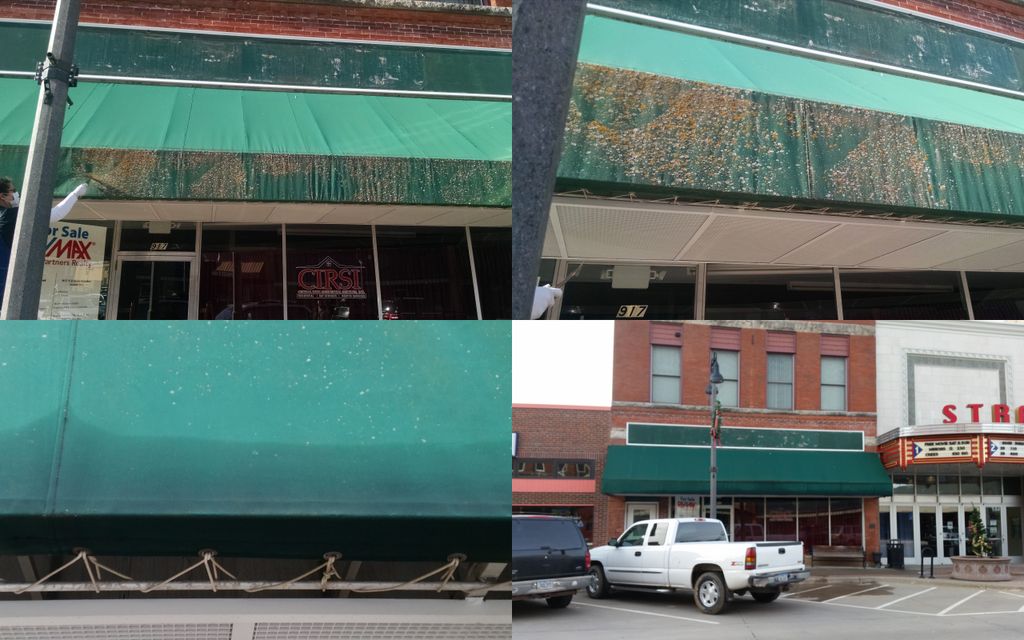 This is just one example of mold removal.