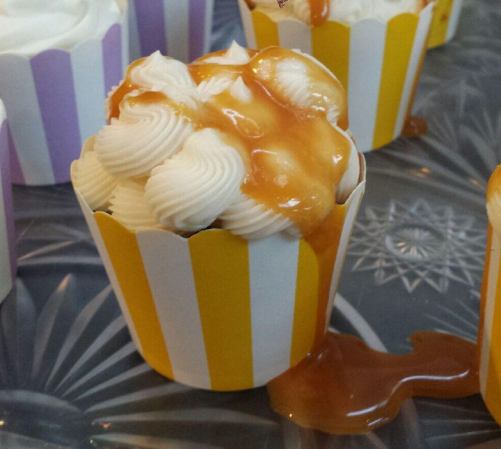 "Monkey Cakes" Chocolate Salted Caramel Banana Cup