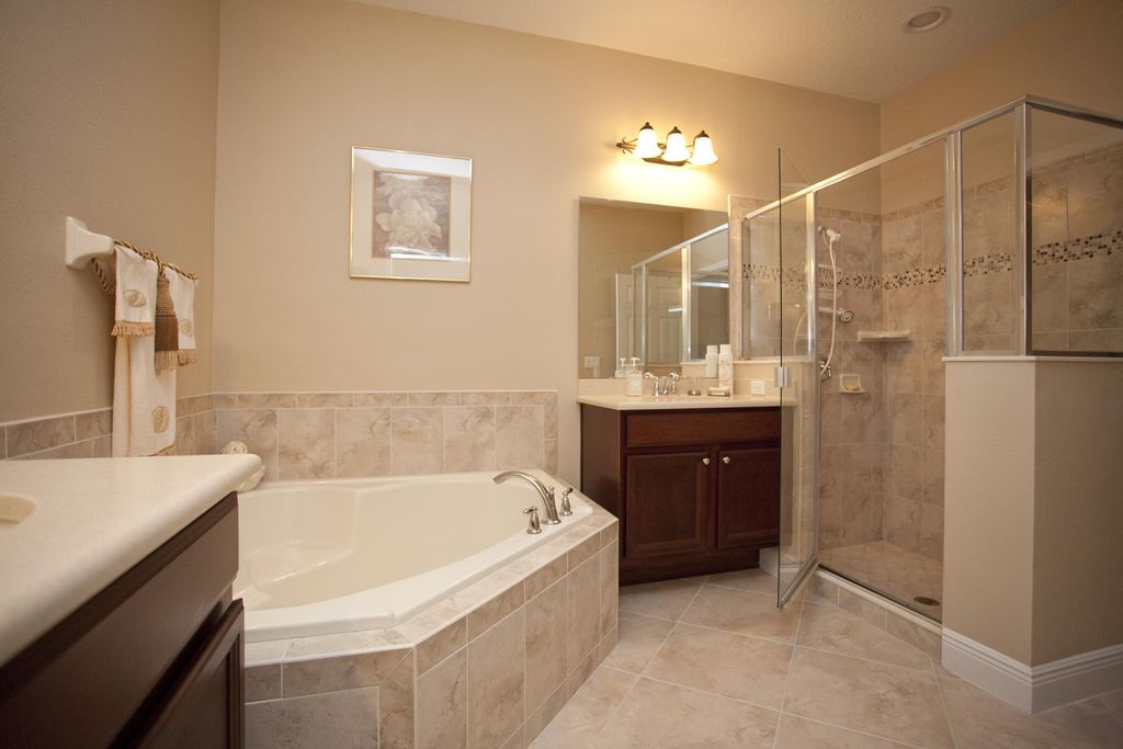 Professionally cleaned and sanitized bathrooms